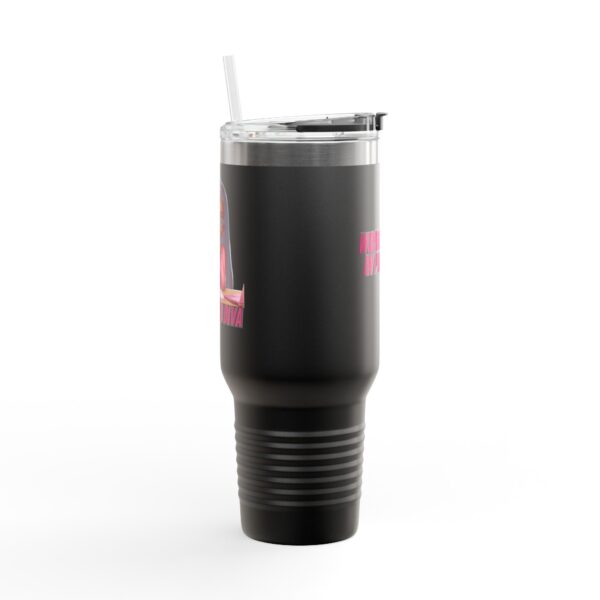 Dedicated Diva's Work in Progress Insulated Travel Mug, 40oz - Image 2