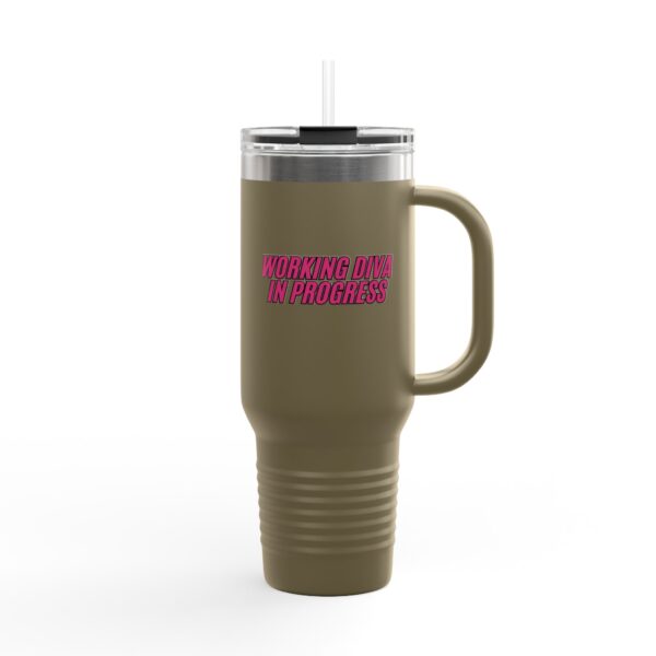 Dedicated Diva's Work in Progress Insulated Travel Mug, 40oz - Image 14