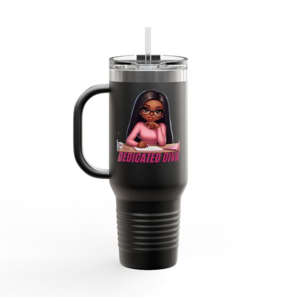 Dedicated Diva's Work in Progress Insulated Travel Mug, 40oz