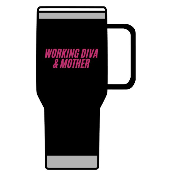 Dedicated Diva's Diva and Mother Travel Mug, 20oz - Image 9