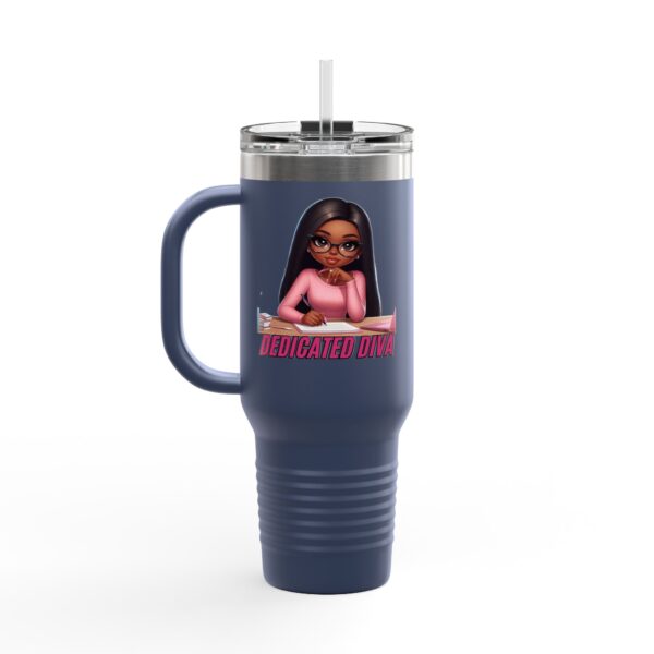 Dedicated Diva's Work in Progress Insulated Travel Mug, 40oz - Image 32