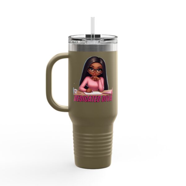 Dedicated Diva's Work in Progress Insulated Travel Mug, 40oz - Image 16