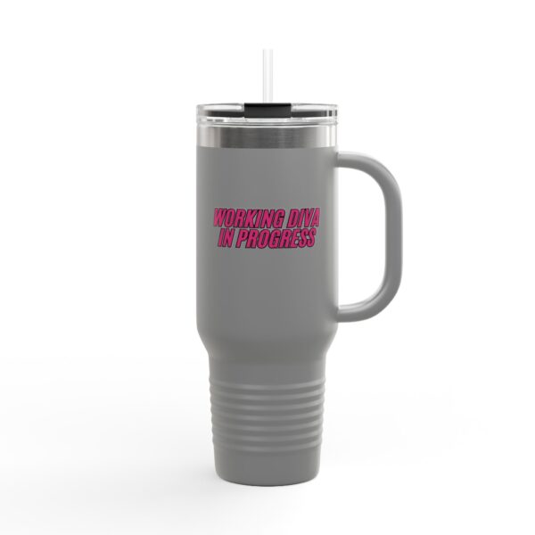 Dedicated Diva's Work in Progress Insulated Travel Mug, 40oz - Image 18